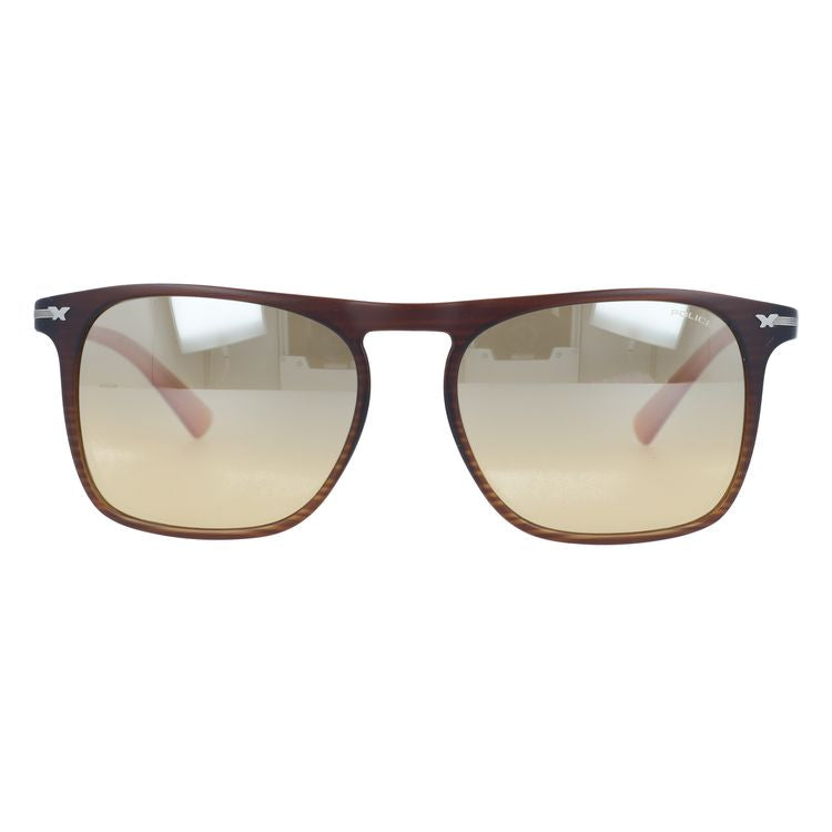 【国内正規品】ポリス サングラス ルックバック2 ミラーレンズ レギュラーフィット POLICE LOOK BACK2 S1956M D83M 54サイズ ウェリントン ユニセックス メンズ レディース