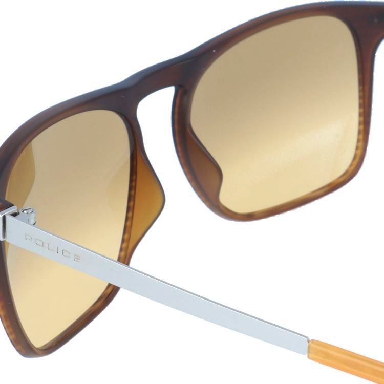 【国内正規品】ポリス サングラス ルックバック2 ミラーレンズ レギュラーフィット POLICE LOOK BACK2 S1956M D83M 54サイズ ウェリントン ユニセックス メンズ レディース