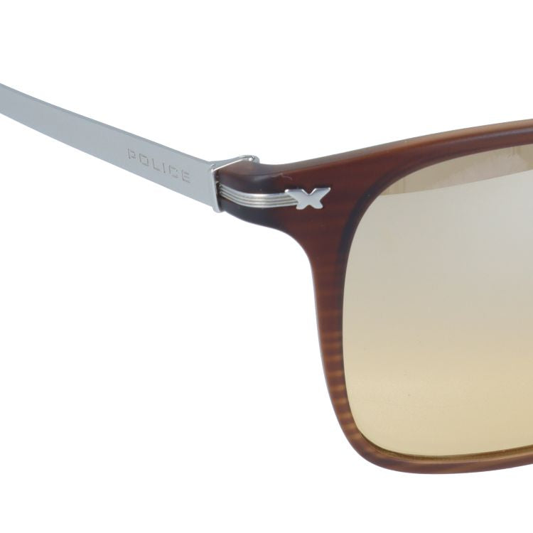 【国内正規品】ポリス サングラス ルックバック2 ミラーレンズ レギュラーフィット POLICE LOOK BACK2 S1956M D83M 54サイズ ウェリントン ユニセックス メンズ レディース