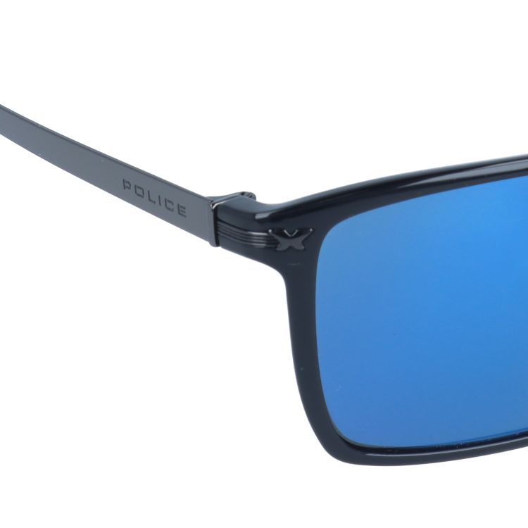 【国内正規品】ポリス サングラス ルックバック3 ミラーレンズ レギュラーフィット POLICE LOOK BACK3 S1957M Z42B 58サイズ スクエア ユニセックス メンズ レディース