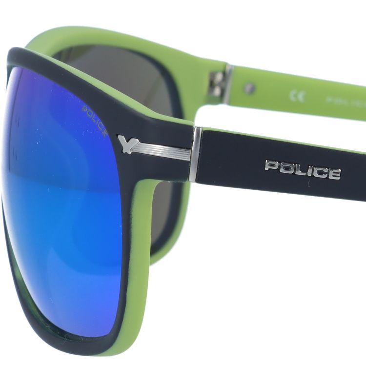 【国内正規品】ポリス サングラス モキシー1 ミラーレンズ レギュラーフィット POLICE MOXIE1 S1958M U47J 64サイズ ウェリントン ユニセックス メンズ レディース