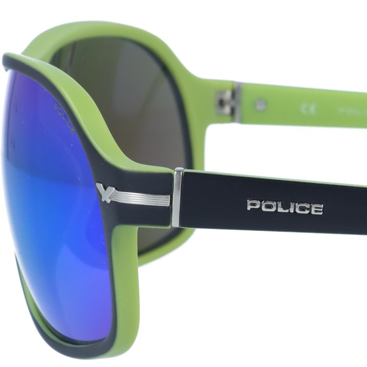 【国内正規品】ポリス サングラス モキシー2 ミラーレンズ レギュラーフィット POLICE MOXIE2 S1959M U47J 64サイズ ウェリントン ユニセックス メンズ レディース