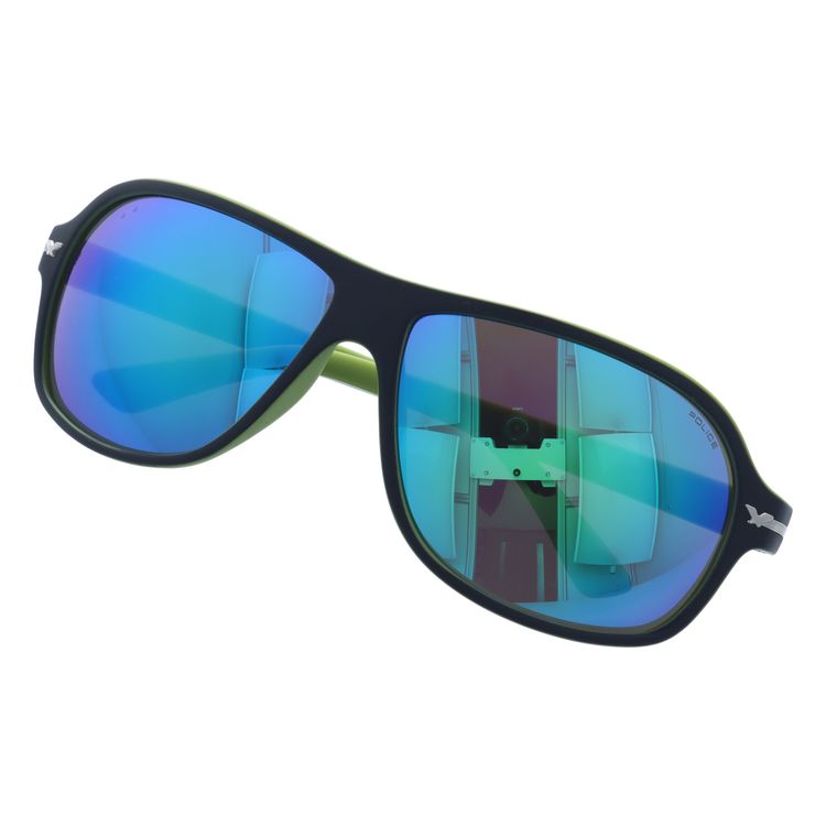 【国内正規品】ポリス サングラス モキシー2 ミラーレンズ レギュラーフィット POLICE MOXIE2 S1959M U47J 64サイズ ウェリントン ユニセックス メンズ レディース