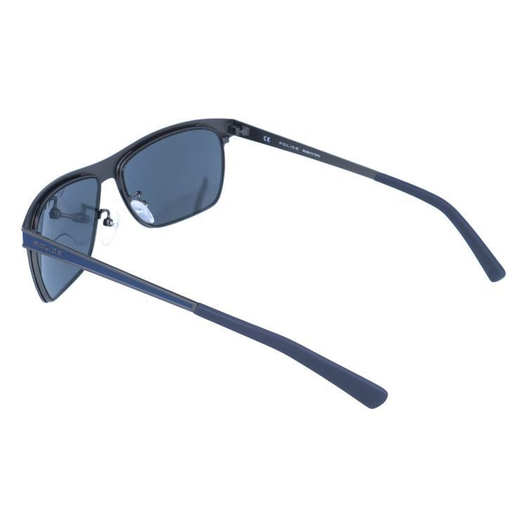 【国内正規品】ポリス サングラス ミラーレンズ POLICE HISTORY 1 S8948M SNFB 58サイズ スクエア ユニセックス メンズ レディース イタリア製
