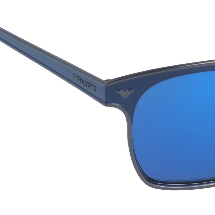 【国内正規品】ポリス サングラス ミラーレンズ POLICE HISTORY 1 S8948M SNFB 58サイズ スクエア ユニセックス メンズ レディース イタリア製