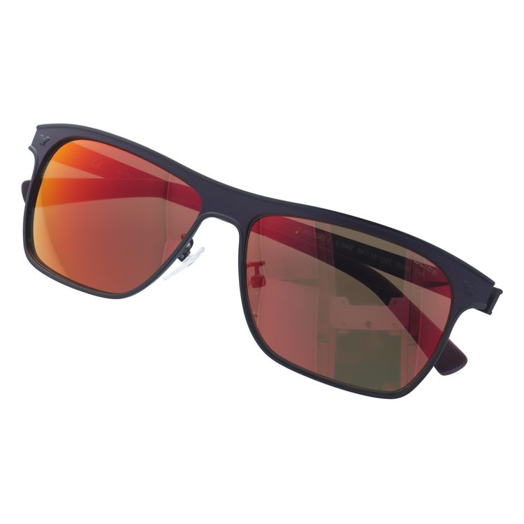 【国内正規品】ポリス サングラス ミラーレンズ POLICE HISTORY 1 S8948M S69R 58サイズ スクエア ユニセックス メンズ レディース イタリア製