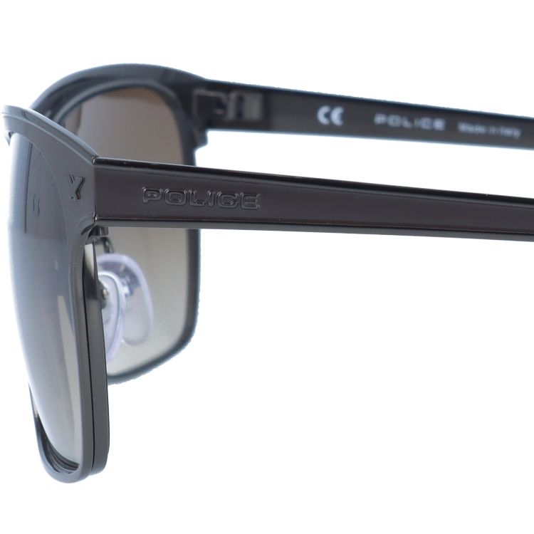 【国内正規品】ポリス サングラス POLICE HISTORY 1 S8948M 596X 58サイズ スクエア ユニセックス メンズ レディース イタリア製