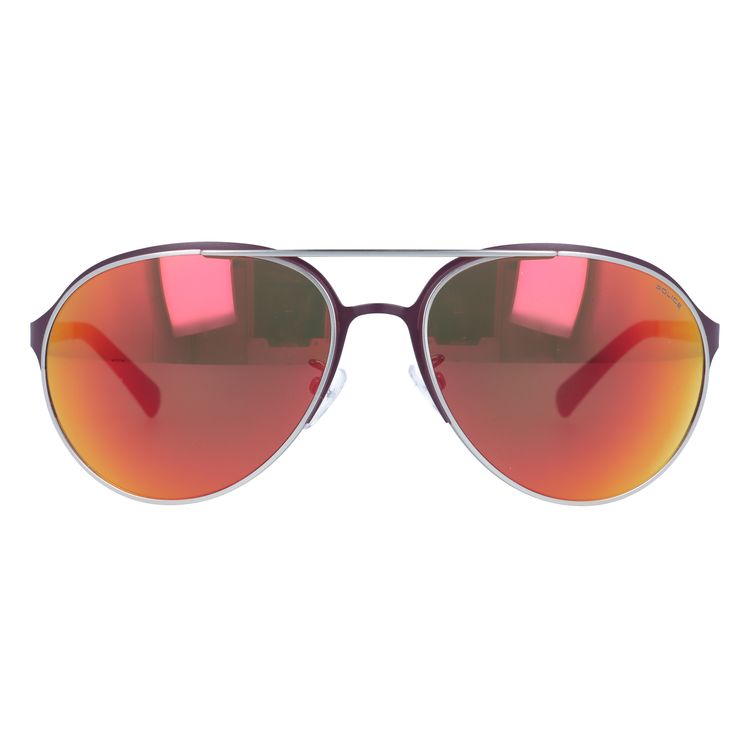 【国内正規品】ポリス サングラス ミラーレンズ POLICE MOMENTUM 3 S8951M 504R 63サイズ ティアドロップ ユニセックス メンズ レディース イタリア製