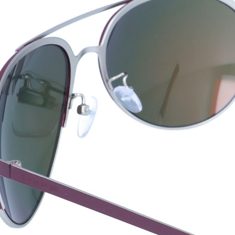 【国内正規品】ポリス サングラス ミラーレンズ POLICE MOMENTUM 3 S8951M 504R 63サイズ ティアドロップ ユニセックス メンズ レディース イタリア製