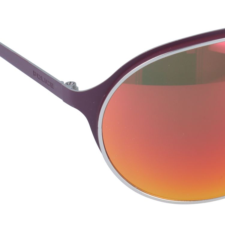 【国内正規品】ポリス サングラス ミラーレンズ POLICE MOMENTUM 3 S8951M 504R 63サイズ ティアドロップ ユニセックス メンズ レディース イタリア製