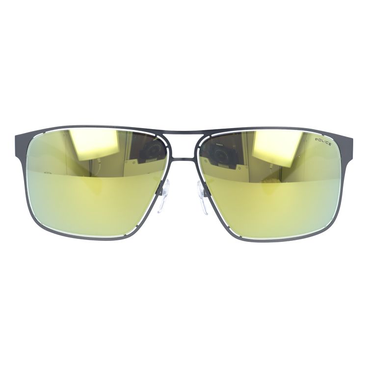 【国内正規品】ポリス サングラス ミラーレンズ POLICE OFFSIDE 2 S8955M 627J 60サイズ スクエア ユニセックス メンズ レディース イタリア製