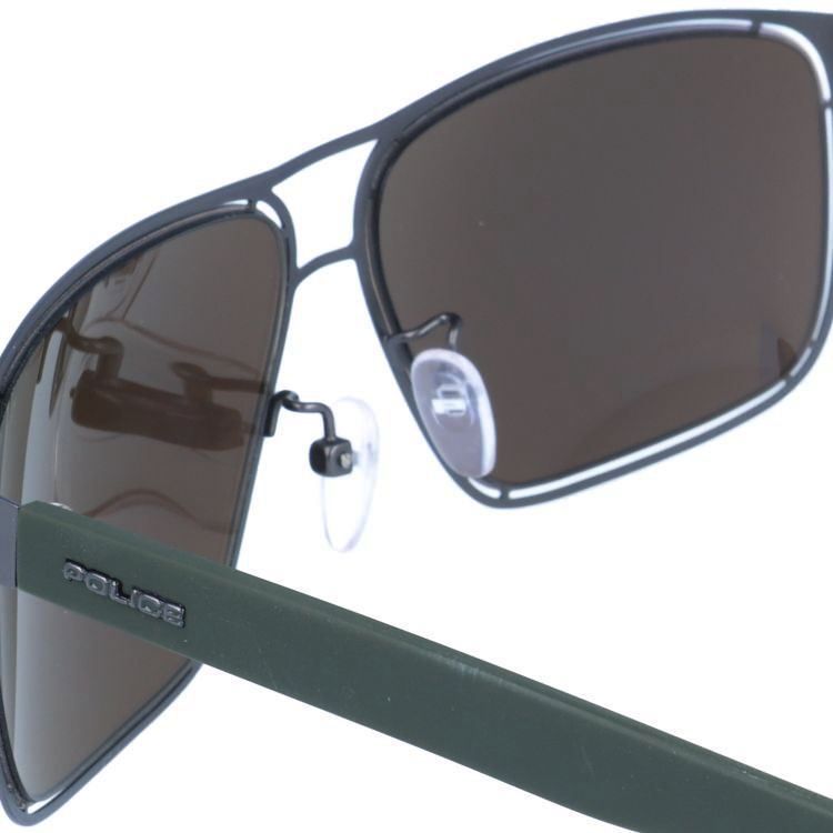 【国内正規品】ポリス サングラス ミラーレンズ POLICE OFFSIDE 2 S8955M 627J 60サイズ スクエア ユニセックス メンズ レディース イタリア製