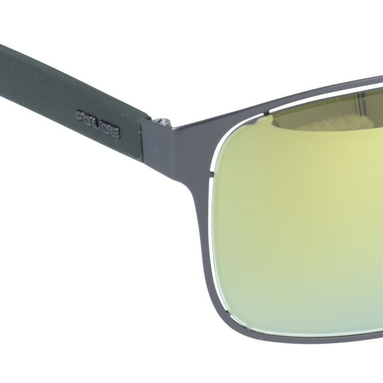 【国内正規品】ポリス サングラス ミラーレンズ POLICE OFFSIDE 2 S8955M 627J 60サイズ スクエア ユニセックス メンズ レディース イタリア製