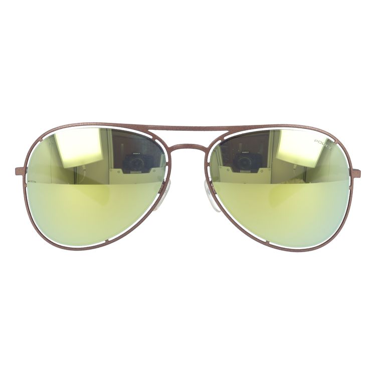 【国内正規品】ポリス サングラス ミラーレンズ POLICE OFFSIDE 3 S8960 SNDJ 57サイズ ティアドロップ ユニセックス メンズ レディース イタリア製