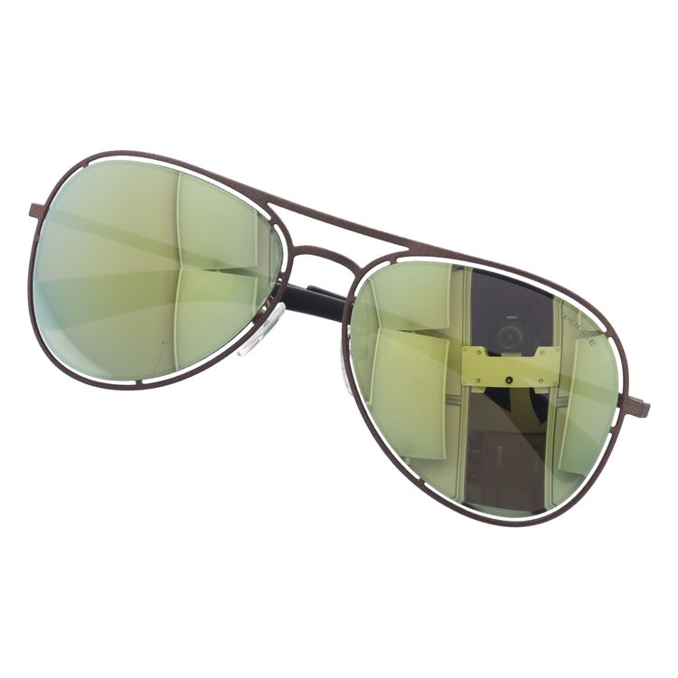 【国内正規品】ポリス サングラス ミラーレンズ POLICE OFFSIDE 3 S8960 SNDJ 57サイズ ティアドロップ ユニセックス メンズ レディース イタリア製