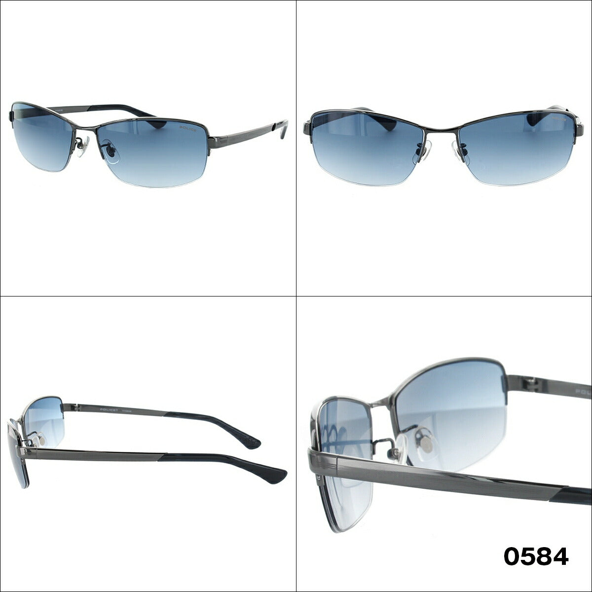 【訳あり】ポリス POLICE サングラス HIGHWAY3 ハイウェイ3 SPL520J 0568/0584/08FF/583X 59 アジアンフィット メンズ UVカット ラッピング無料