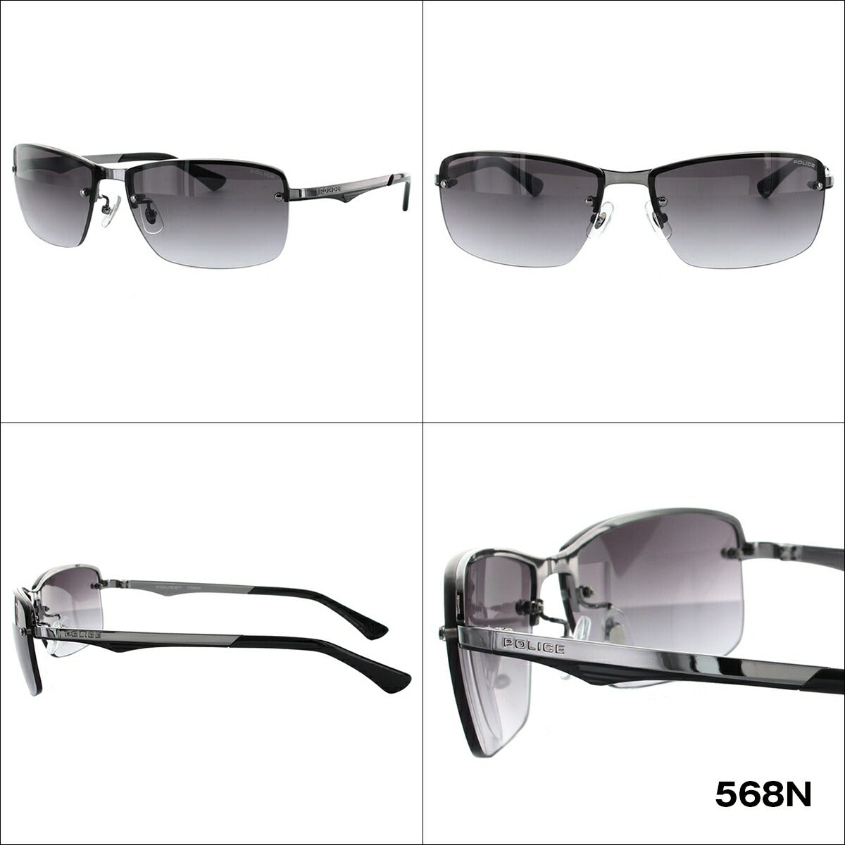 【訳あり】ポリス POLICE サングラス BLACKBIRD LIGHT4 ブラックバードライト4 SPL522J 0531/0627/568N/583X 61 アジアンフィット メンズ UVカット ラッピング無料