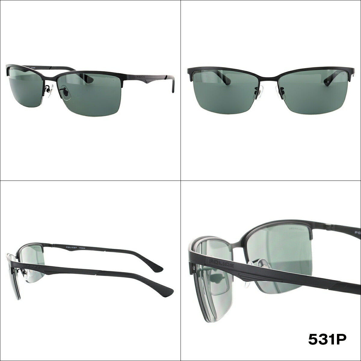 【訳あり】ポリス 偏光サングラス POLICE BLACKBIRD LIGHT5 ブラックバードライト5 SPL523J 531P/568P 59 アジアンフィット 釣り ドライブ メンズ モデル UVカット ラッピング無料
