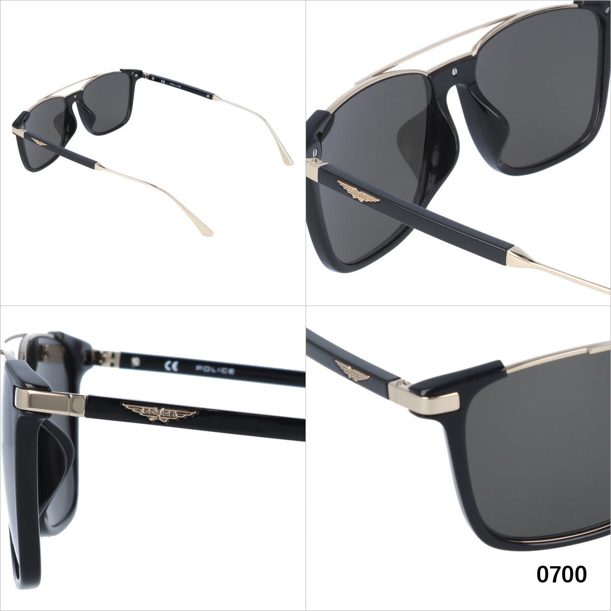 【訳あり】【国内正規品】ポリス サングラス ミラーレンズ アジアンフィット POLICE SPLA37J 全2カラー 56サイズ スクエア(ダブルブリッジ) ユニセックス メンズ レディース ラッピング無料