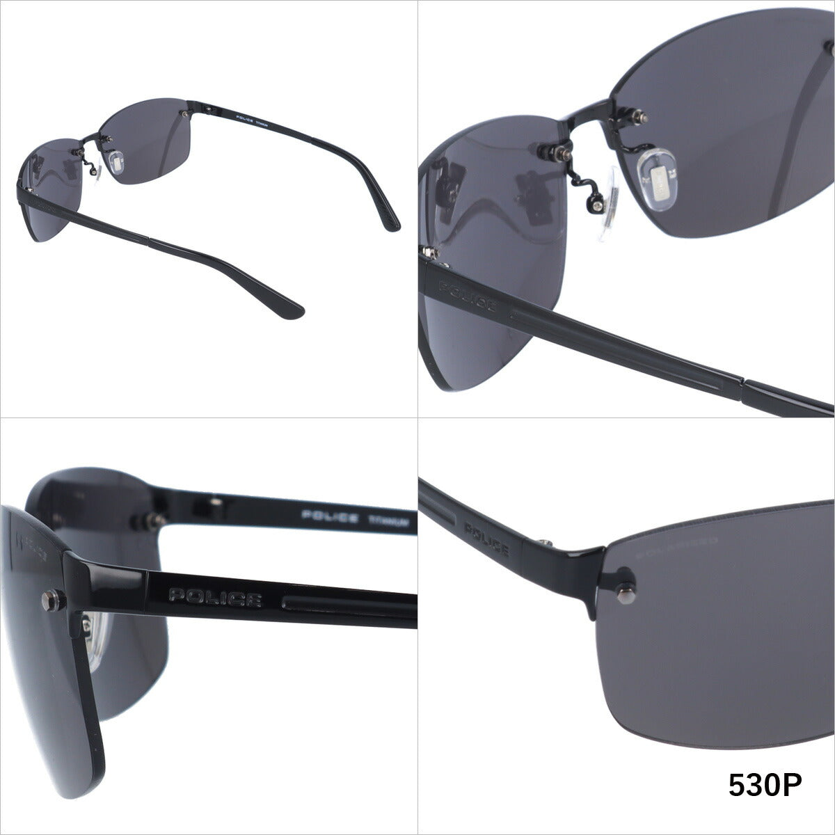 【国内正規品】ポリス 偏光サングラス POLICE SPLA63J 全2カラー 60サイズ スクエア 釣り ドライブ メンズ レディース モデル UVカット ラッピング無料