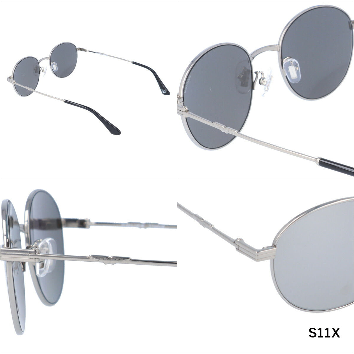 【国内正規品】ポリス サングラス ミラーレンズ POLICE SPLA64J 全3カラー 52サイズ ラウンド ユニセックス メンズ レディース ラッピング無料