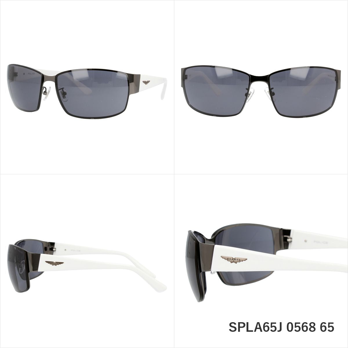 【国内正規品】ポリス サングラス POLICE SPLA65J 全4カラー 65サイズ スクエア ユニセックス メンズ レディース ラッピング無料
