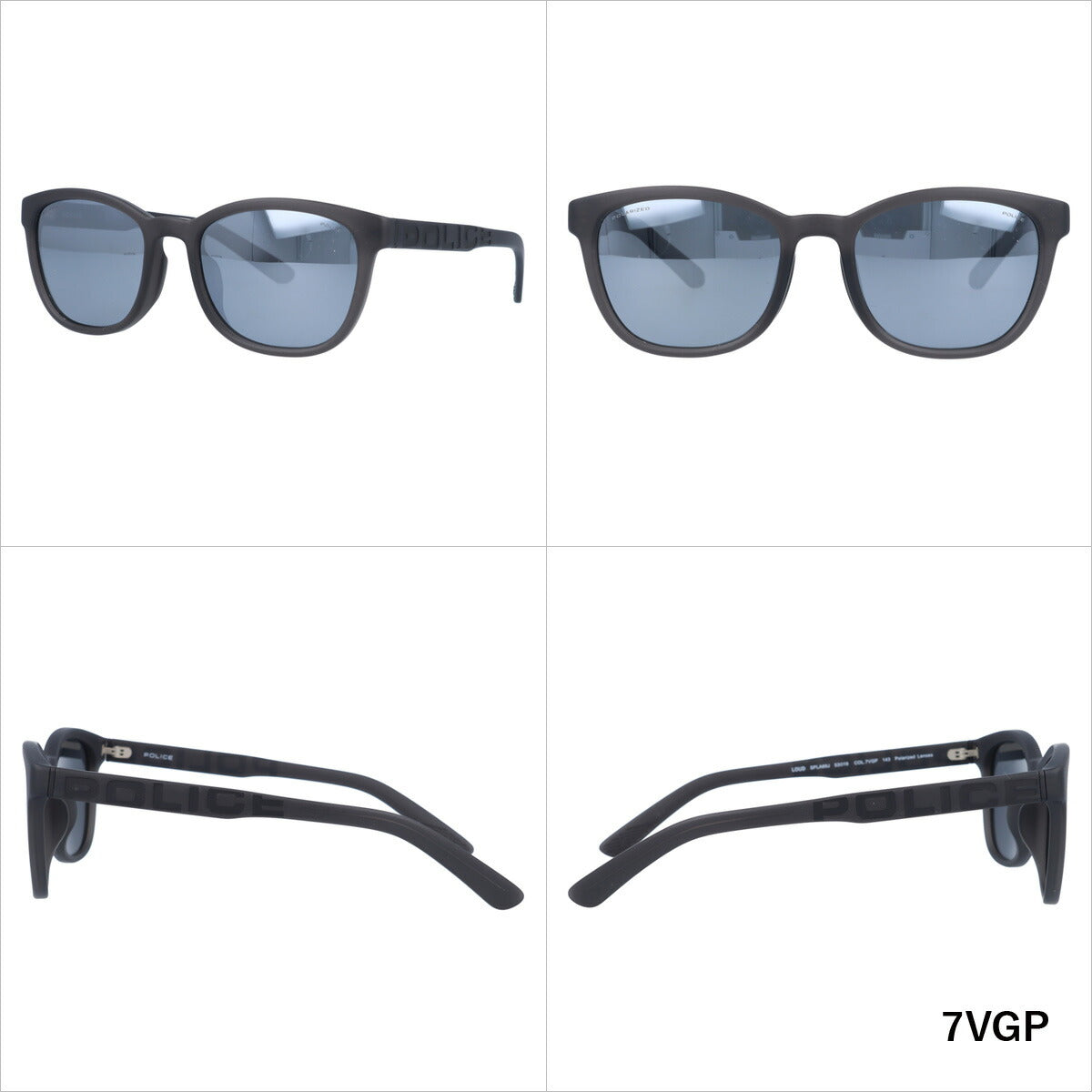 【国内正規品】ポリス 偏光サングラス ミラーレンズ アジアンフィット POLICE SPLA69J 全3カラー 53サイズ ウェリントン型 釣り ドライブ メンズ レディース モデル UVカット ラッピング無料