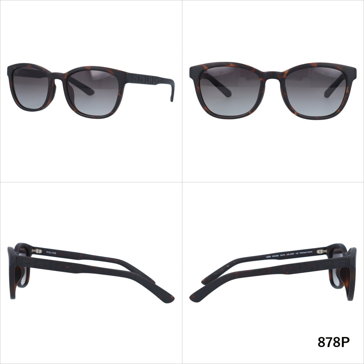 【国内正規品】ポリス 偏光サングラス ミラーレンズ アジアンフィット POLICE SPLA69J 全3カラー 53サイズ ウェリントン型 釣り ドライブ メンズ レディース モデル UVカット ラッピング無料