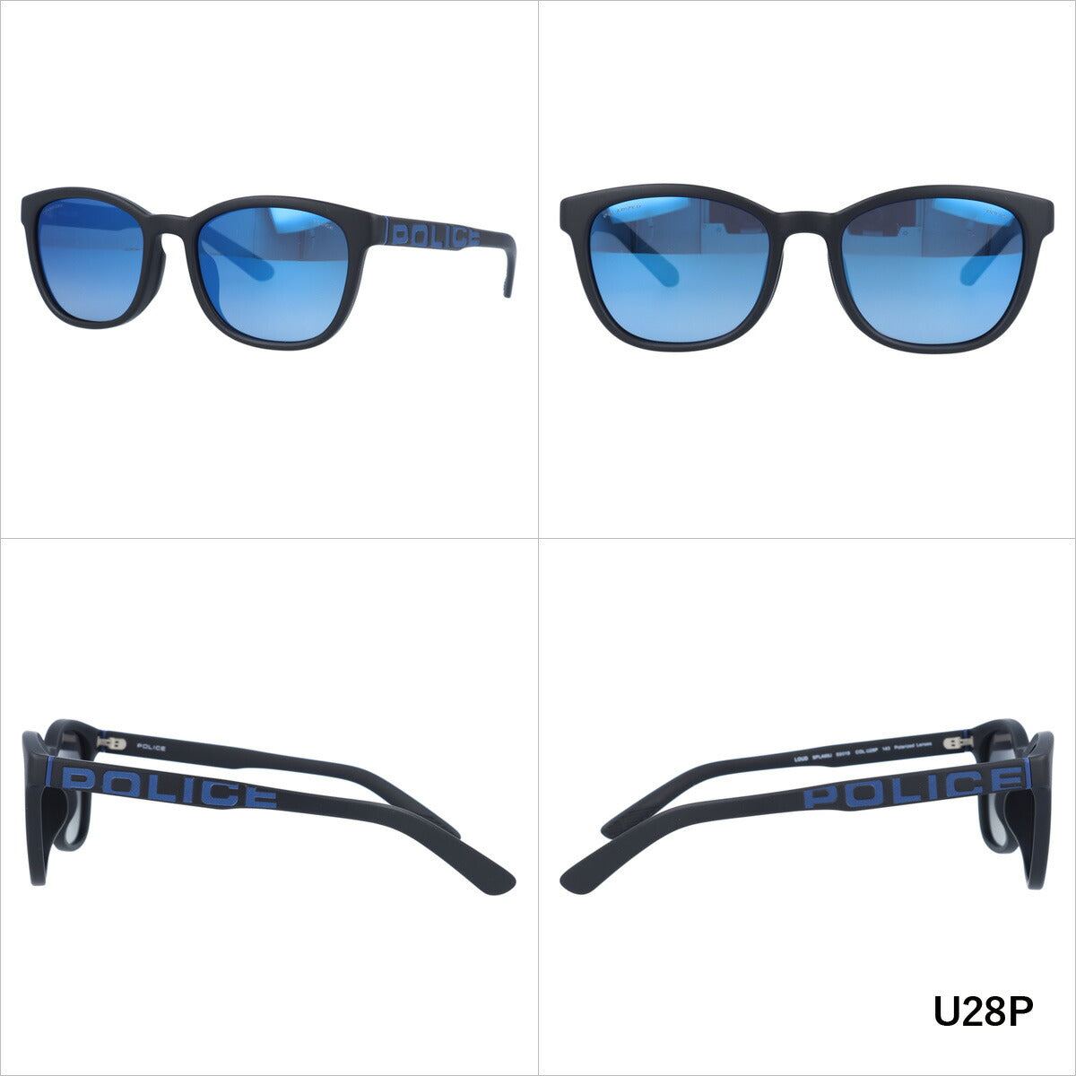 【国内正規品】ポリス 偏光サングラス ミラーレンズ アジアンフィット POLICE SPLA69J 全3カラー 53サイズ ウェリントン型 釣り ドライブ メンズ レディース モデル UVカット ラッピング無料