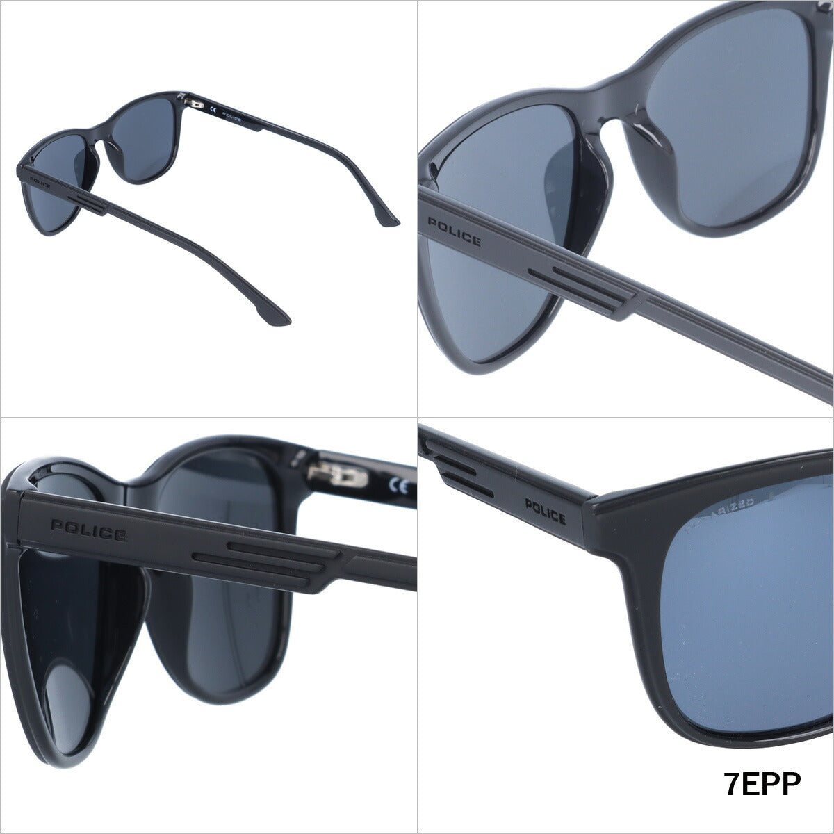 ポリス サングラス オフセット1 偏光サングラス ミラーレンズ レギュラーフィット POLICE OFFSET1 SPL960 全3カラー 54サイズ ウェリントン ユニセックス メンズ レディース ラッピング無料