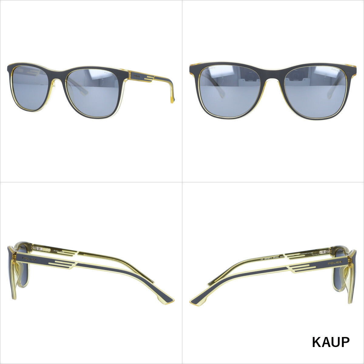 ポリス サングラス オフセット1 偏光サングラス ミラーレンズ レギュラーフィット POLICE OFFSET1 SPL960 全3カラー 54サイズ ウェリントン ユニセックス メンズ レディース ラッピング無料