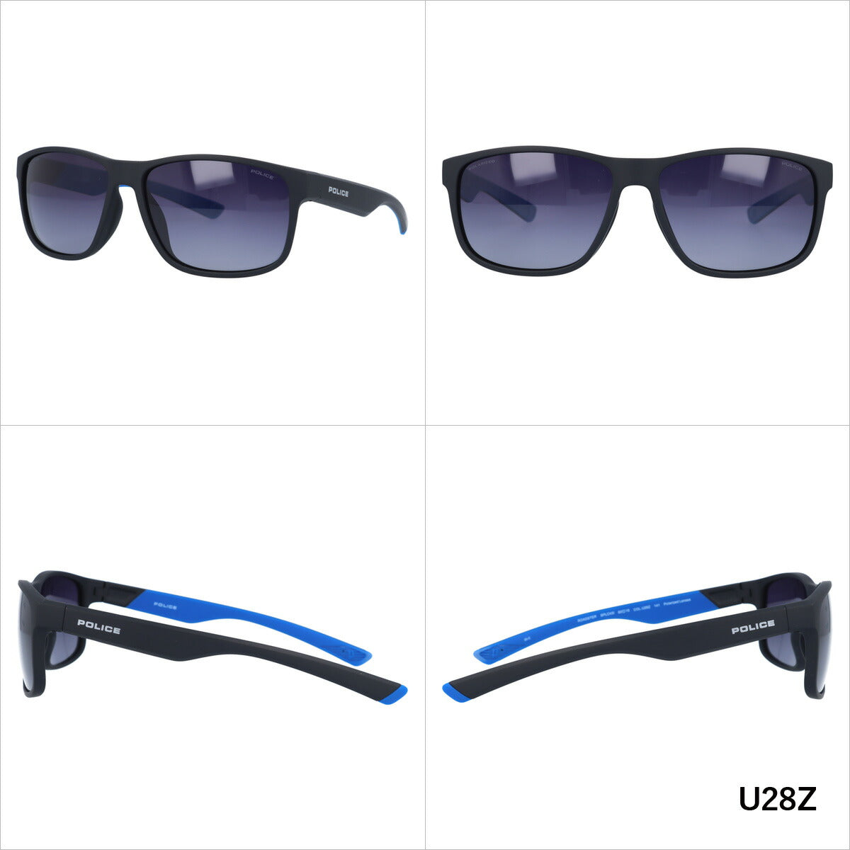 ポリス サングラス ロードスター 偏光サングラス ミラーレンズ アジアンフィット POLICE ROADSTER SPLC43I 全3カラー 60サイズ スクエア ユニセックス メンズ レディース ラッピング無料