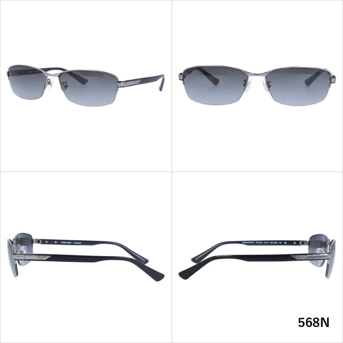 【訳あり】【国内正規品】ポリス サングラス オリジンズスポーツ ミラーレンズ POLICE ORIGINS SPORT SPLC58J 全4カラー 60サイズ スクエア型 メンズ UVカット ラッピング無料