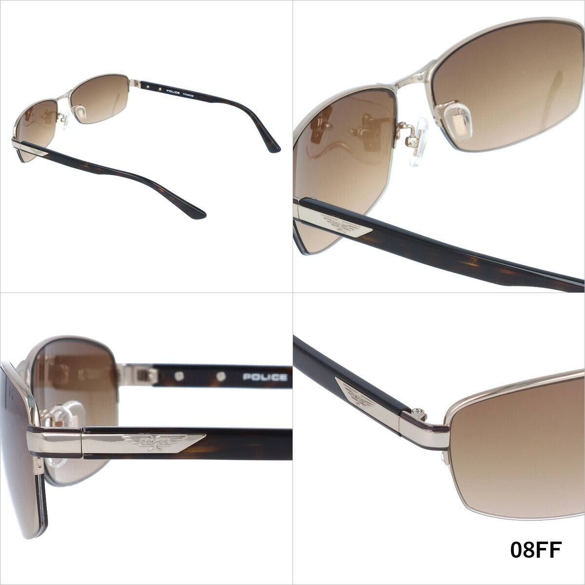 【訳あり】【国内正規品】ポリス サングラス オリジンズスポーツ ミラーレンズ POLICE ORIGINS SPORT SPLC58J 全4カラー 60サイズ スクエア型 メンズ UVカット ラッピング無料