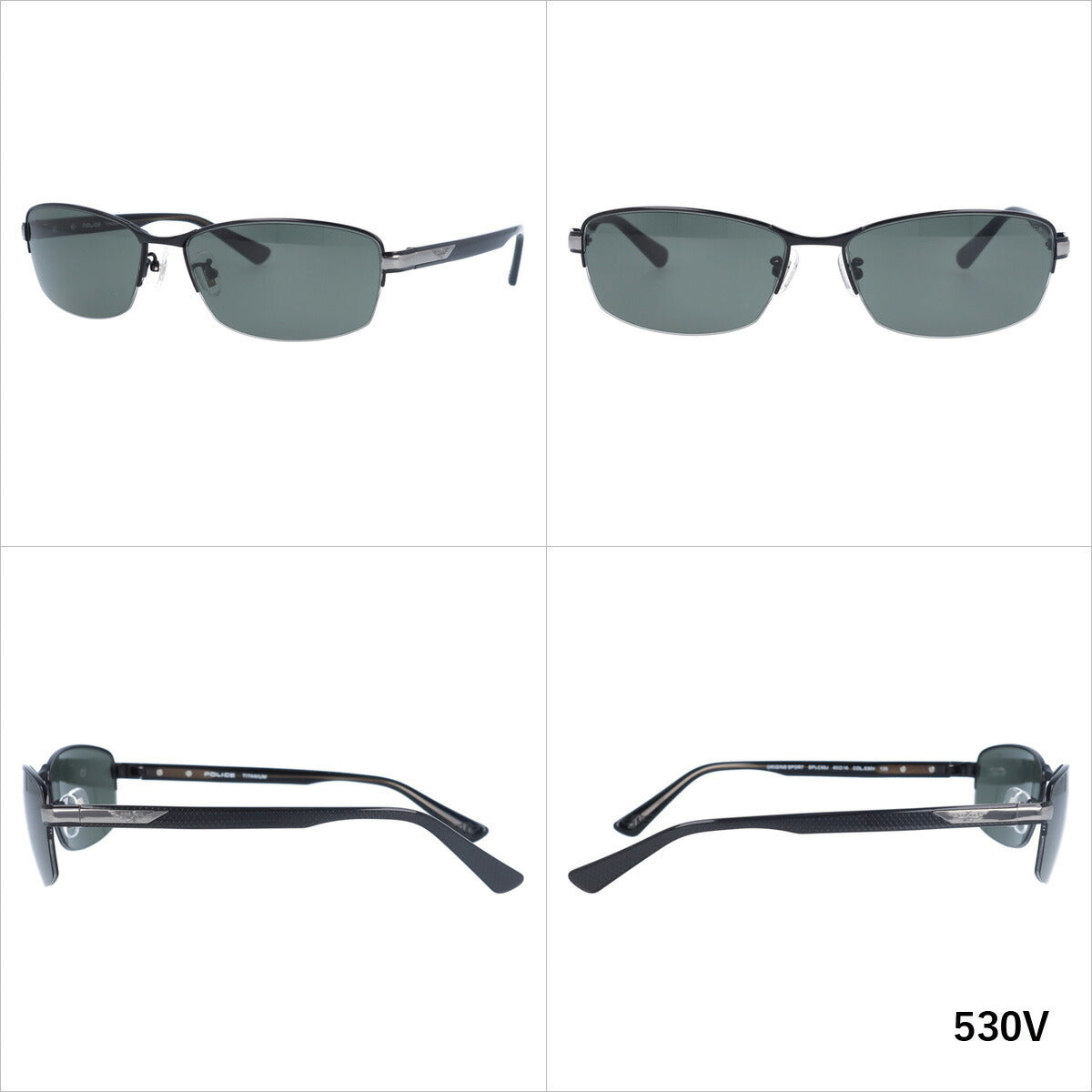 【訳あり】【国内正規品】ポリス サングラス オリジンズスポーツ ミラーレンズ POLICE ORIGINS SPORT SPLC58J 全4カラー 60サイズ スクエア型 メンズ UVカット ラッピング無料