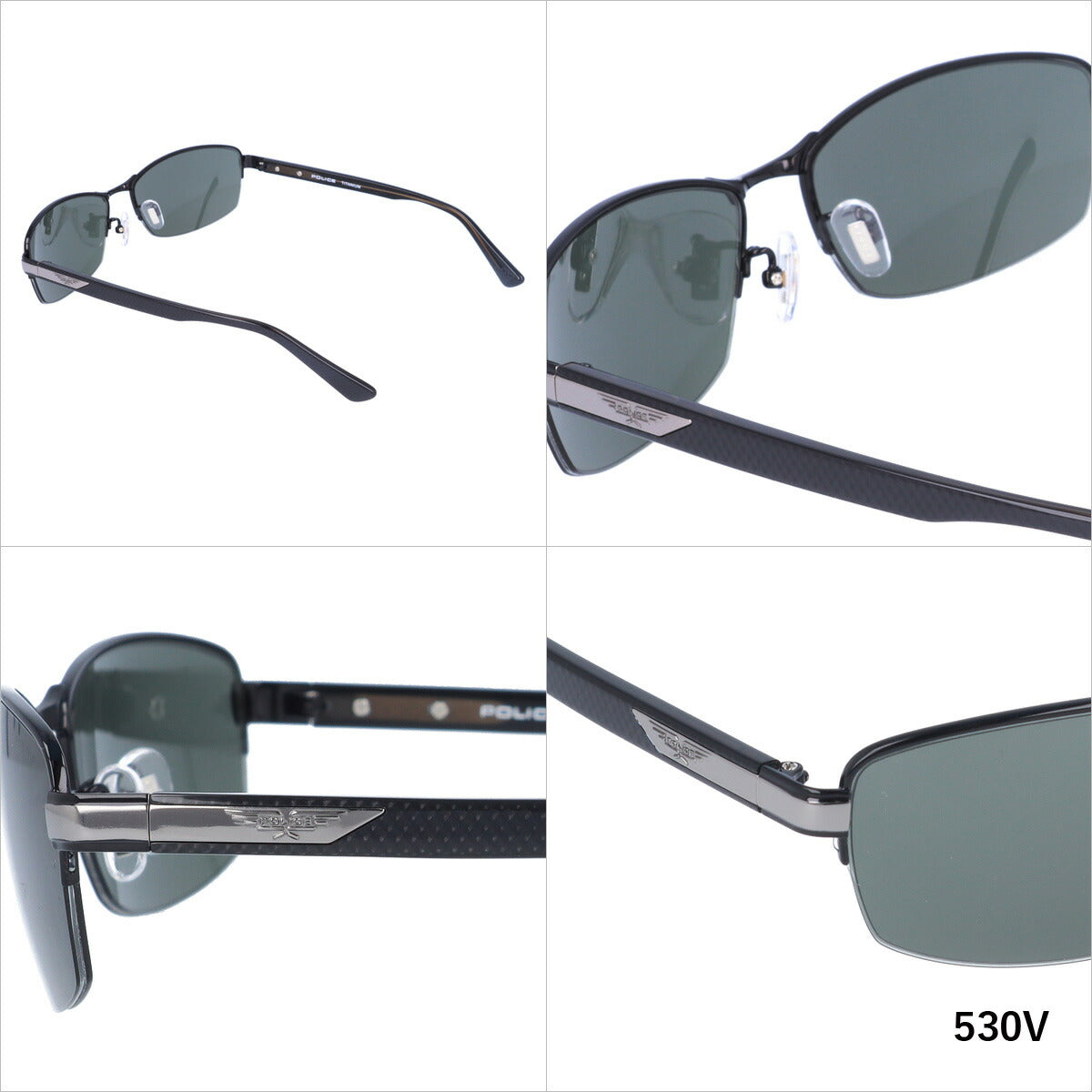 【訳あり】【国内正規品】ポリス サングラス オリジンズスポーツ ミラーレンズ POLICE ORIGINS SPORT SPLC58J 全4カラー 60サイズ スクエア型 メンズ UVカット ラッピング無料