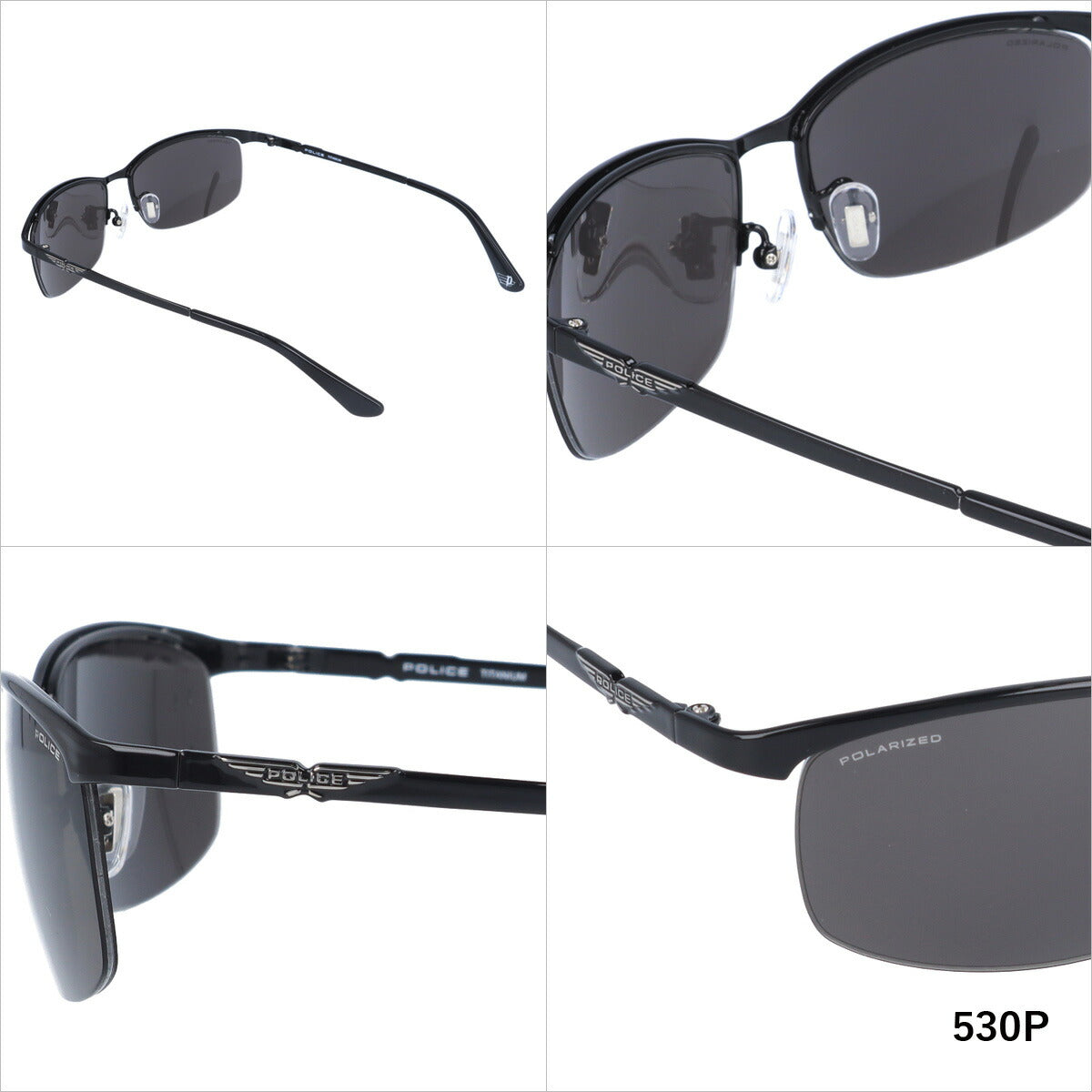 【国内正規品】ポリス 偏光サングラス オリジンズ POLICE ORIGINS SPLC59J 全2カラー 59サイズ スクエア型 メンズ 釣り ドライブ メンズ モデル UVカット ラッピング無料