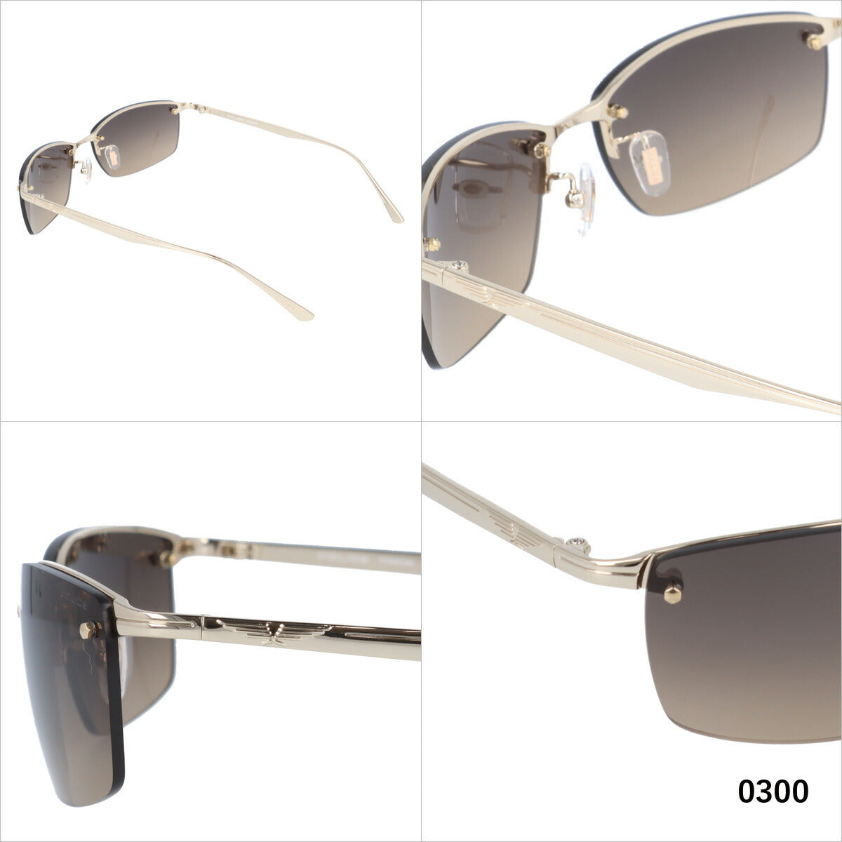 【国内正規品】ポリス サングラス POLICE SPLE43J 全3カラー 60サイズ スクエア ユニセックス メンズ レディース