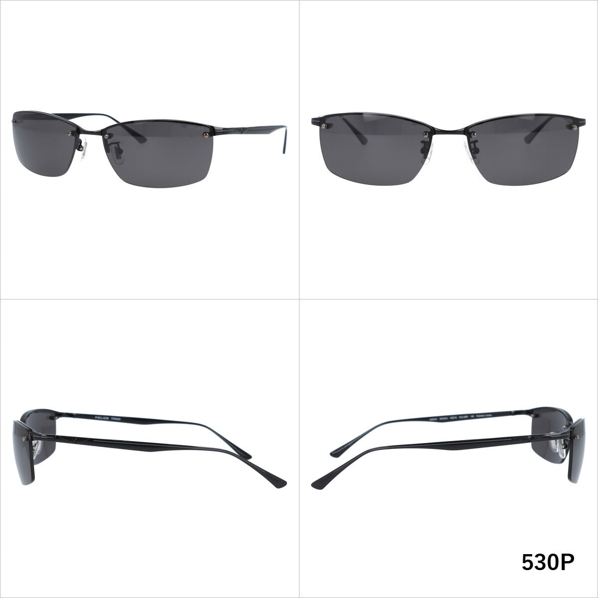 【国内正規品】ポリス サングラス 偏光サングラス POLICE SPLE43J 全2カラー 60サイズ スクエア ユニセックス メンズ レディース