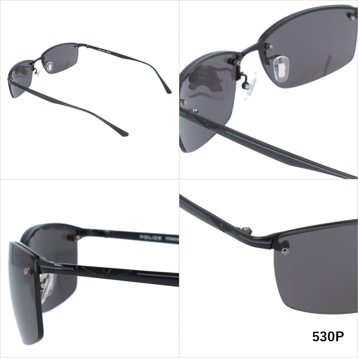 【国内正規品】ポリス サングラス 偏光サングラス POLICE SPLE43J 全2カラー 60サイズ スクエア ユニセックス メンズ レディース