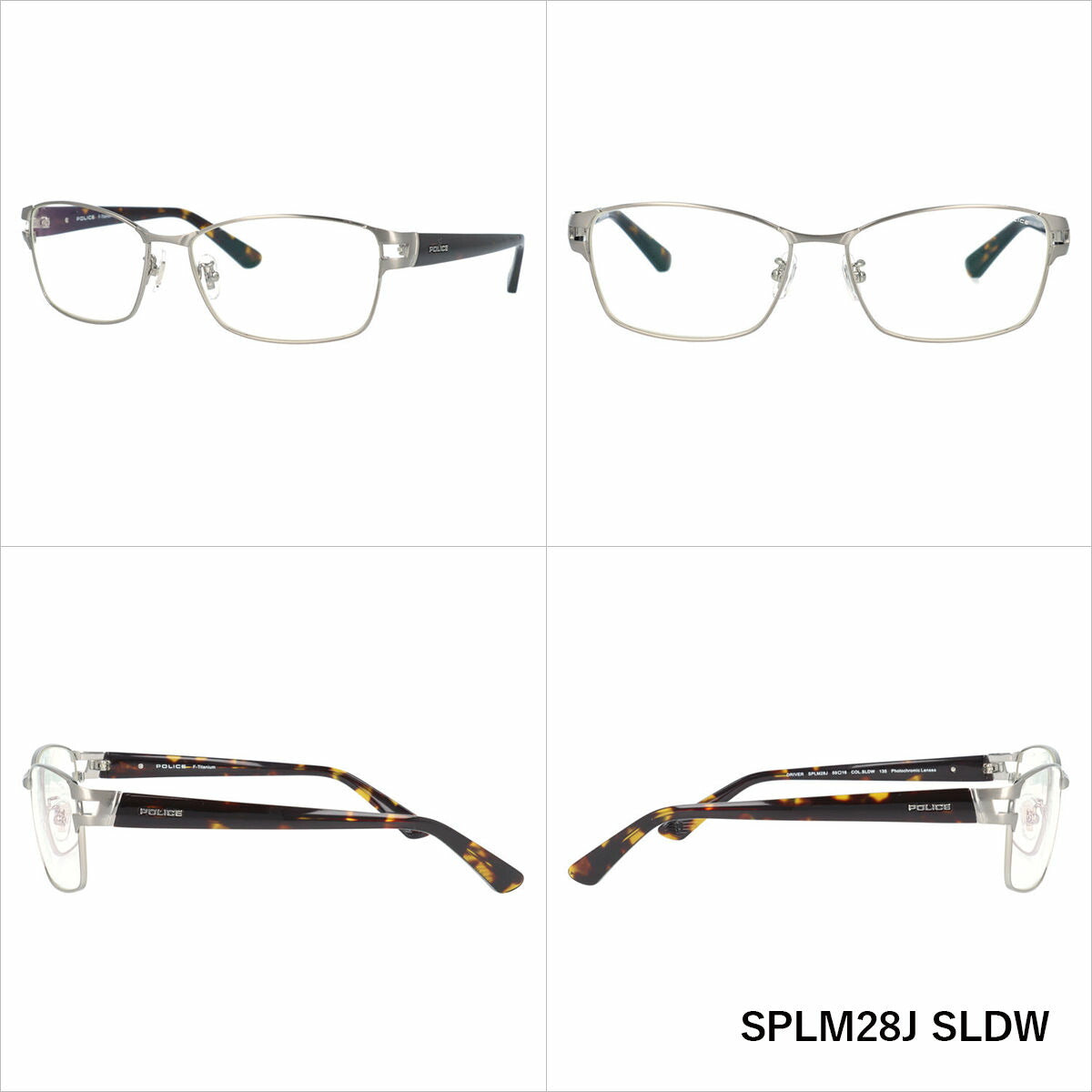 【国内正規品】ポリス サングラス ドライバー 調光サングラス アジアンフィット POLICE DRIVER SPLM28J 59サイズ スクエア型 ユニセックス メンズ レディース