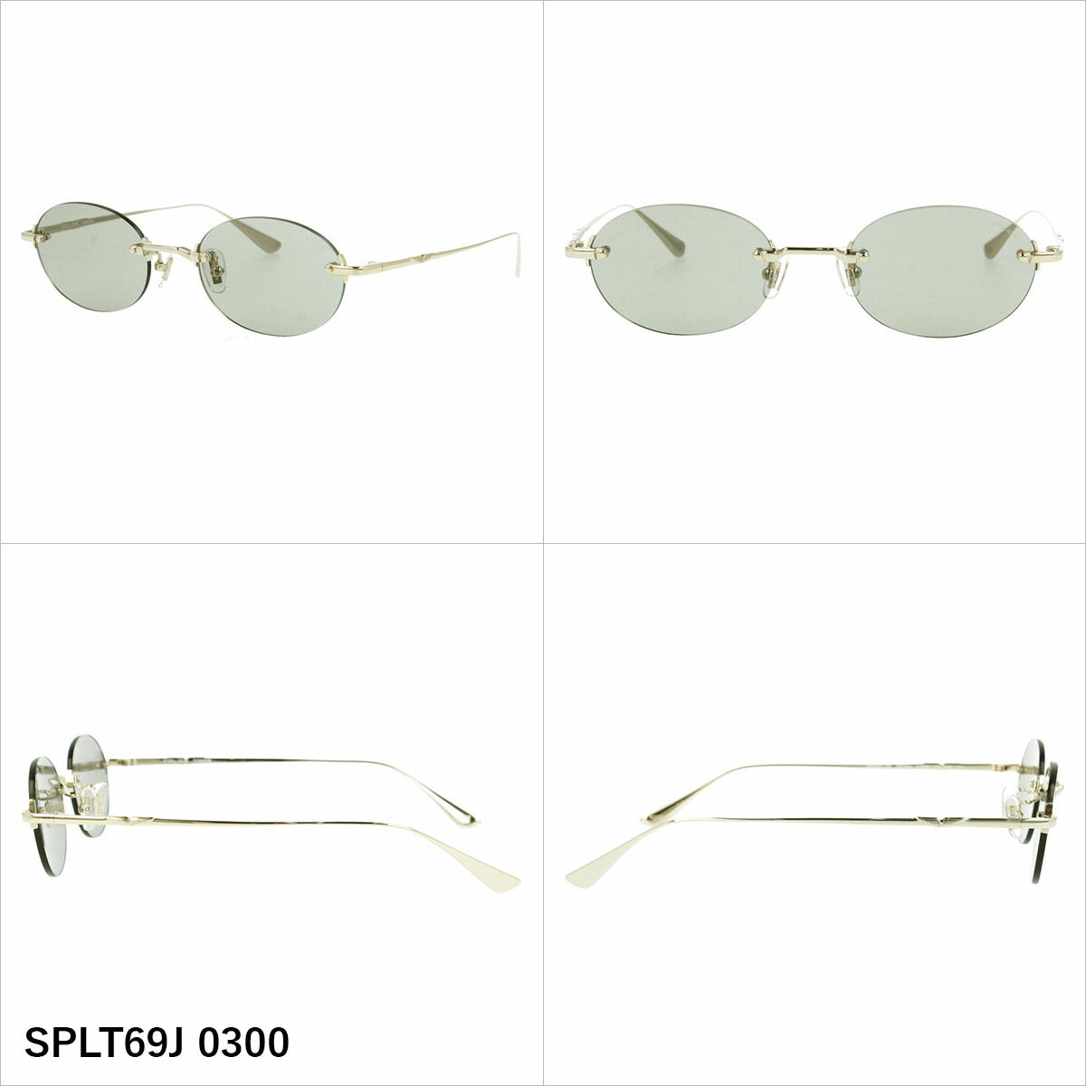 ポリス サングラス アジアンフィット(フルフィット) 調整可能ノーズパッド(クリングス) POLICE SPLT69J 51サイズ 全4カラー オーバル型 ユニセックス メンズ レディース