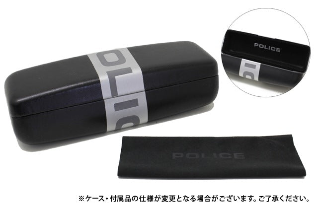 【国内正規品】ポリス POLICE メガネ フレーム 眼鏡 度付き 度なし 伊達 VPL756J 全4カラー 55サイズ ブロー型 UVカット 紫外線 ラッピング無料