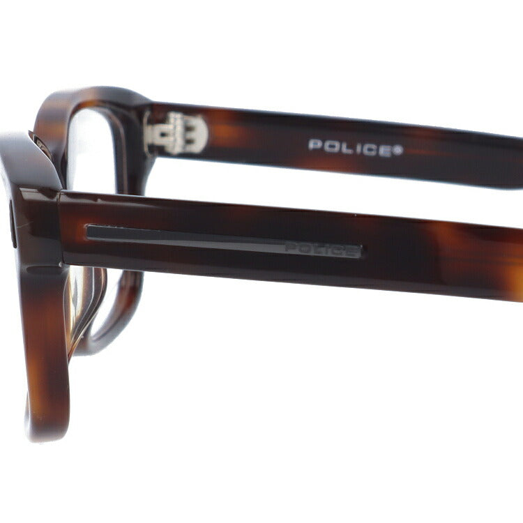 【国内正規品】ポリス メガネフレーム 伊達メガネ アジアンフィット POLICE VPL486J 02BP 53サイズ スクエア ユニセックス メンズ レディース ラッピング無料