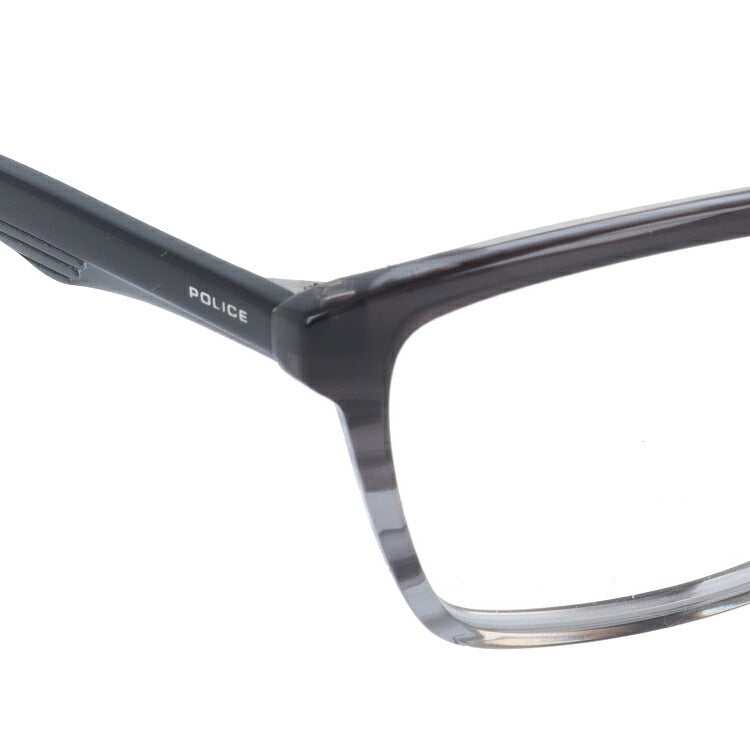 【選べる2色 調光レンズ】ポリス サングラス 伊達メガネ アジアンフィット POLICE VPL488J 02GP 54サイズ スクエア ユニセックス メンズ レディース ラッピング無料