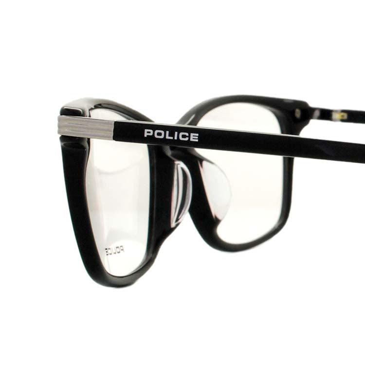 【国内正規品】ポリス POLICE メガネ フレーム 眼鏡 度付き 度なし 伊達 アジアンフィット VPL663J 全3カラー 52サイズ スクエア型 UVカット 紫外線 ラッピング無料
