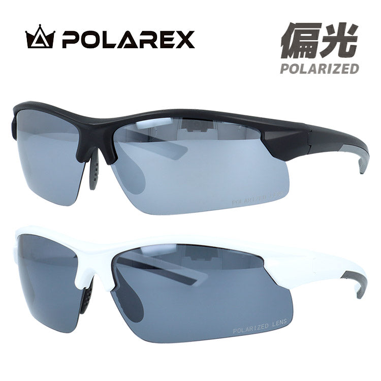 ポラレックス 偏光サングラス ミラーレンズ アジアンフィット POLAREX PRX6006 全2カラー 75サイズ スポーツ型 ポラライズド ユニセックス メンズ レディース