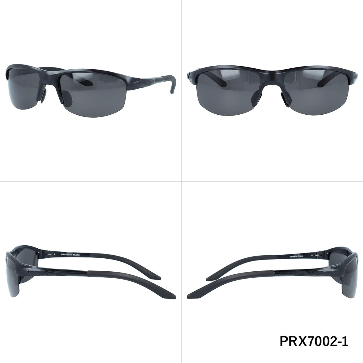 ポラレックス サングラス 偏光サングラス ミラーレンズ POLAREX PRX7002 57サイズ 全2カラー スクエア型 乱反射をカットしクリアな視界へ ユニセックス メンズ レディース | ベヨネッタメガネ Y2K風