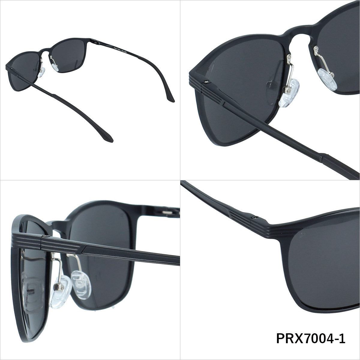 ポラレックス サングラス 偏光サングラス ミラーレンズ POLAREX PRX7004 54サイズ 全2カラー ウェリントン型 乱反射をカットしクリアな視界へ ユニセックス メンズ レディース