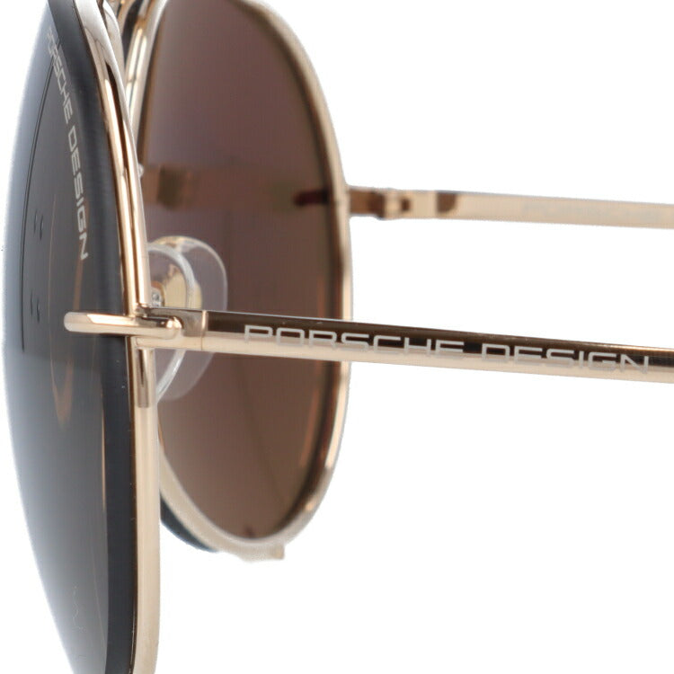【国内正規品】ポルシェデザイン サングラス PORSCHE DESIGN P8478-A-6910-135-V604-E98 ゴールド/ダークブラウン/ダークグレーミラー ティアドロップ メンズ UVカット ラッピング無料